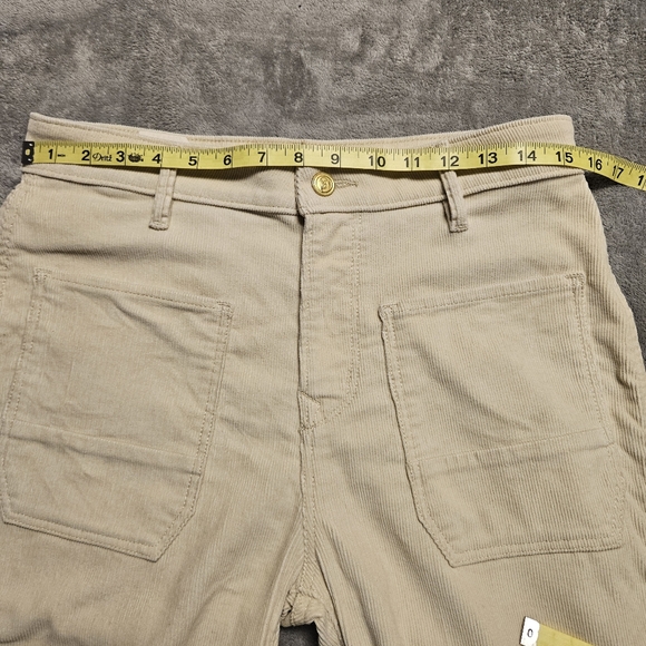 Porter Blue The Wanderer Corduroy Flare High Waisted Wide Leg Pants Size 29 - Picture 14 of 16